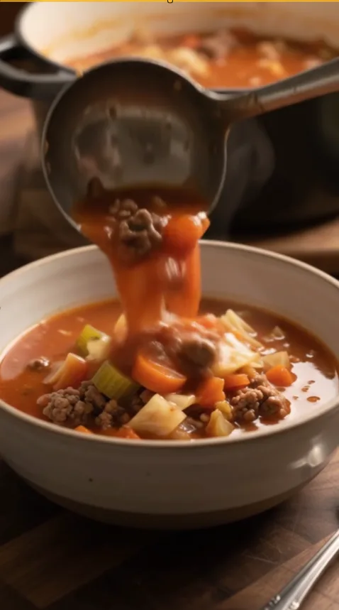 Hamburger Cabbage Soup 1