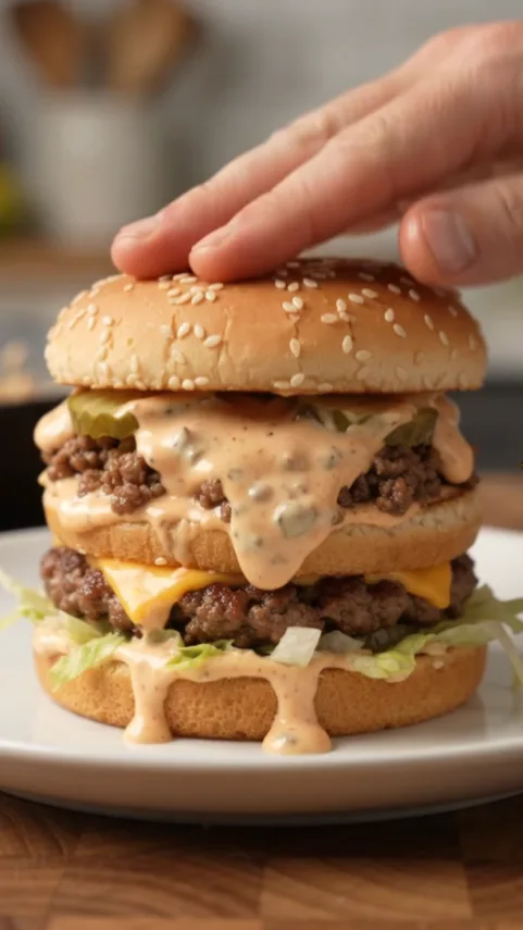 Homemade Big Mac Sloppy Joes Recipe 1