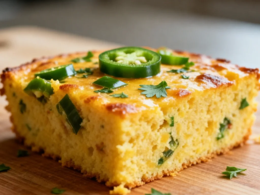 Jalapeño Cheddar Cornbread recipe 2