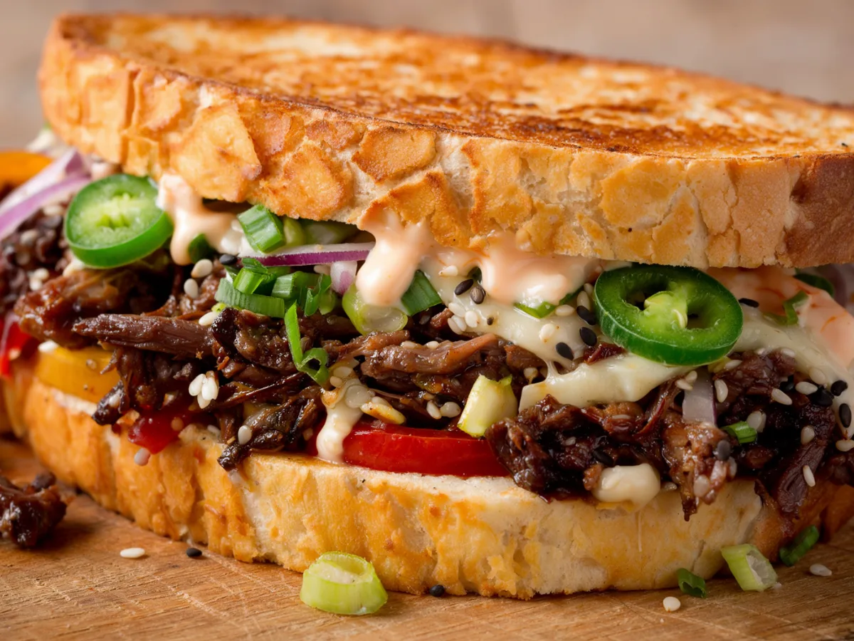 Korean Steak Sandwich 1