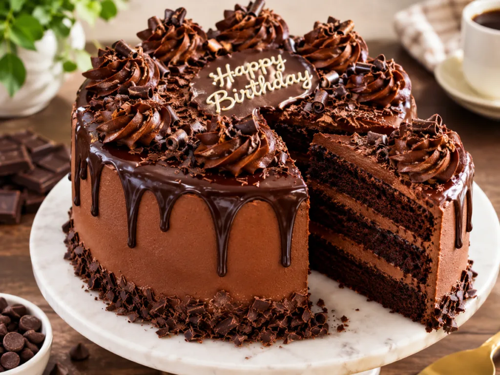 MOIST CHOCOLATE BIRTHDAY CAKE RECIPE 2