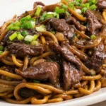 Mongolian Beef Noodle Stir Fry 1