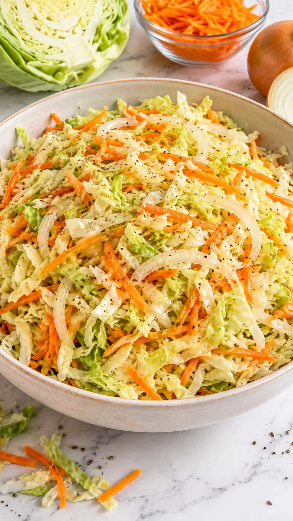 Old Fashioned Coleslaw with Vinegar