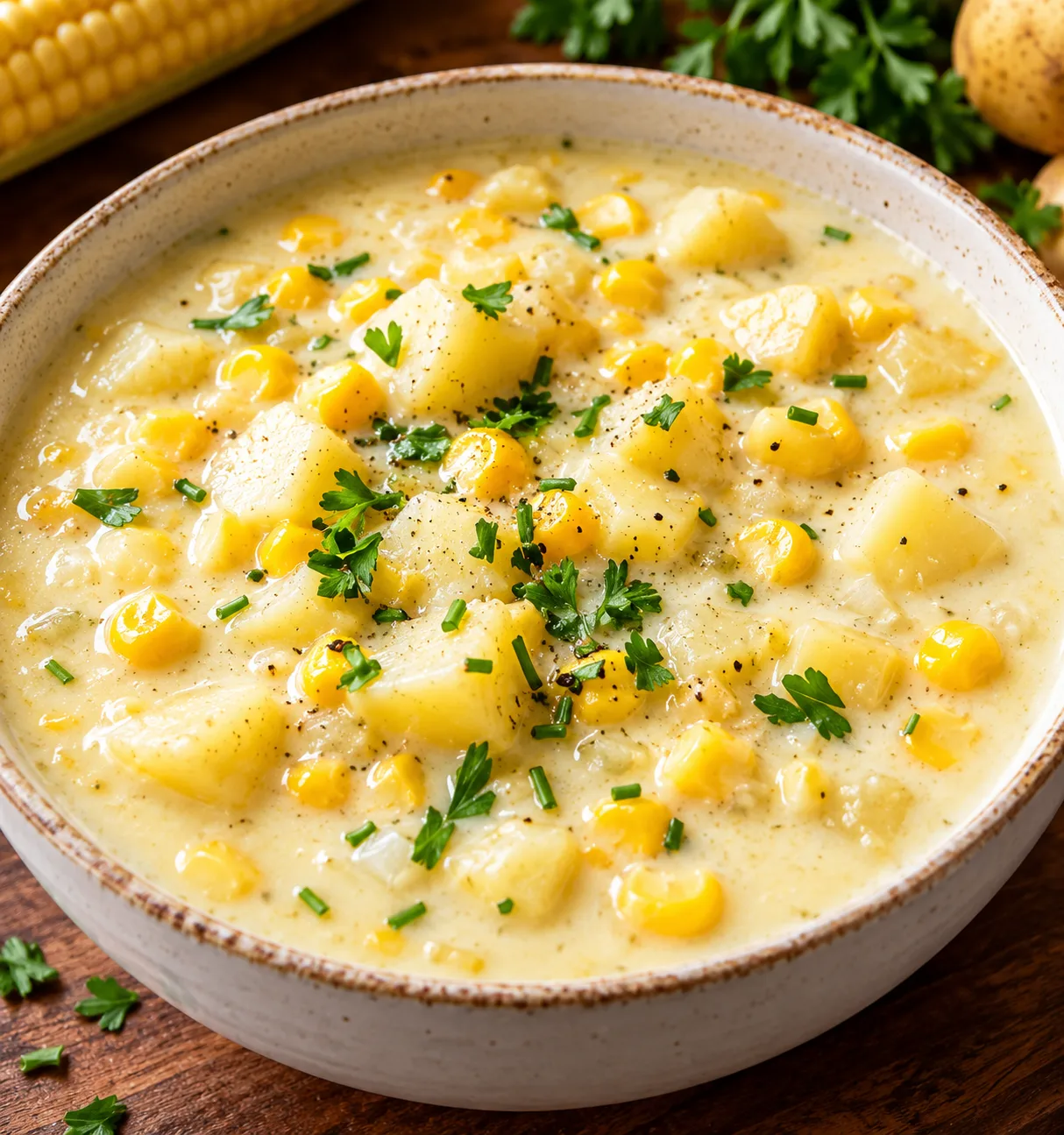 Old-Fashioned Corn Chowder