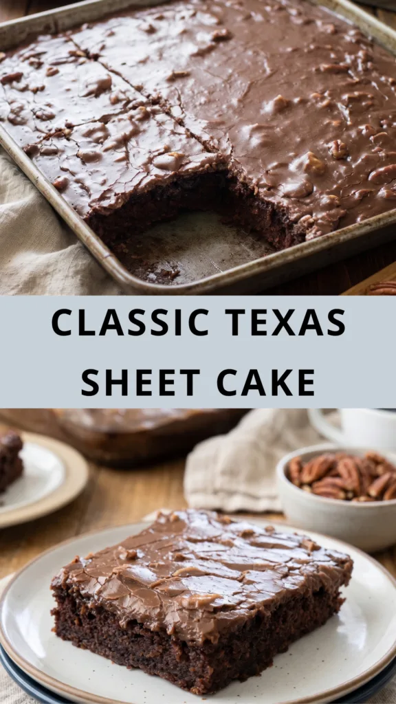 Old-Fashioned Texas Chocolate Sheet Cake