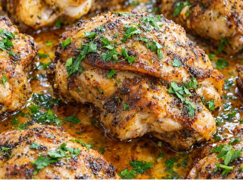 Oven Baked Chicken Thighs 2
