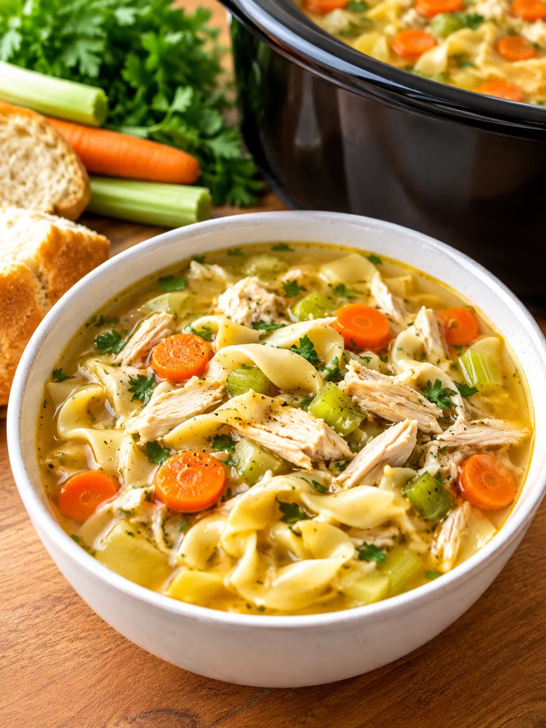 Rotisserie Chicken Noodle Soup