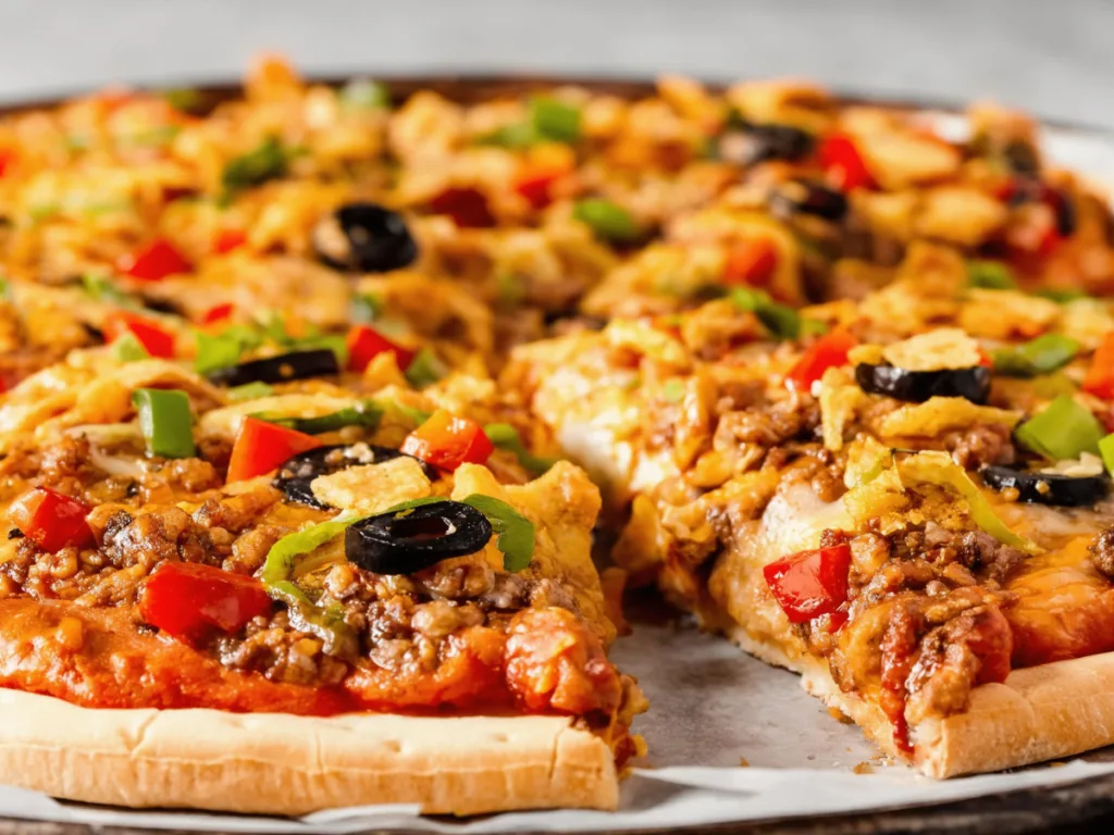 Sheet Pan Taco Pizza 2