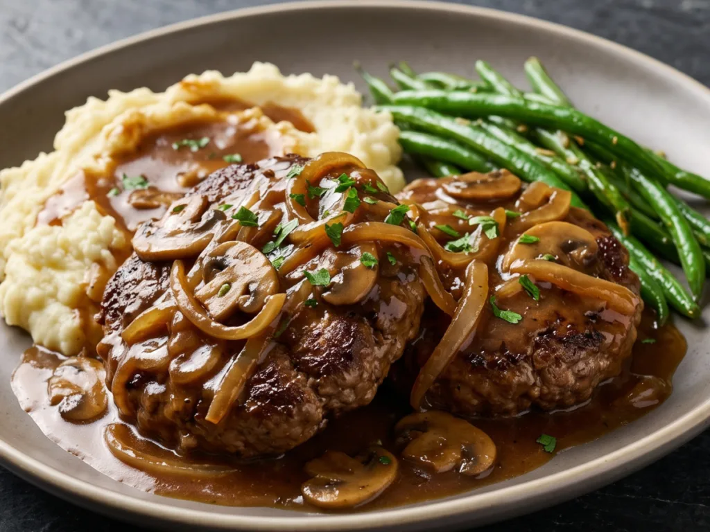 Smothered Hamburger Steak 2
