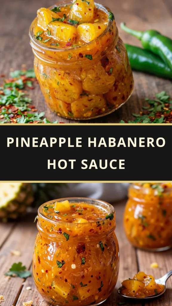 Sweet & Spicy Homemade Hot Sauce