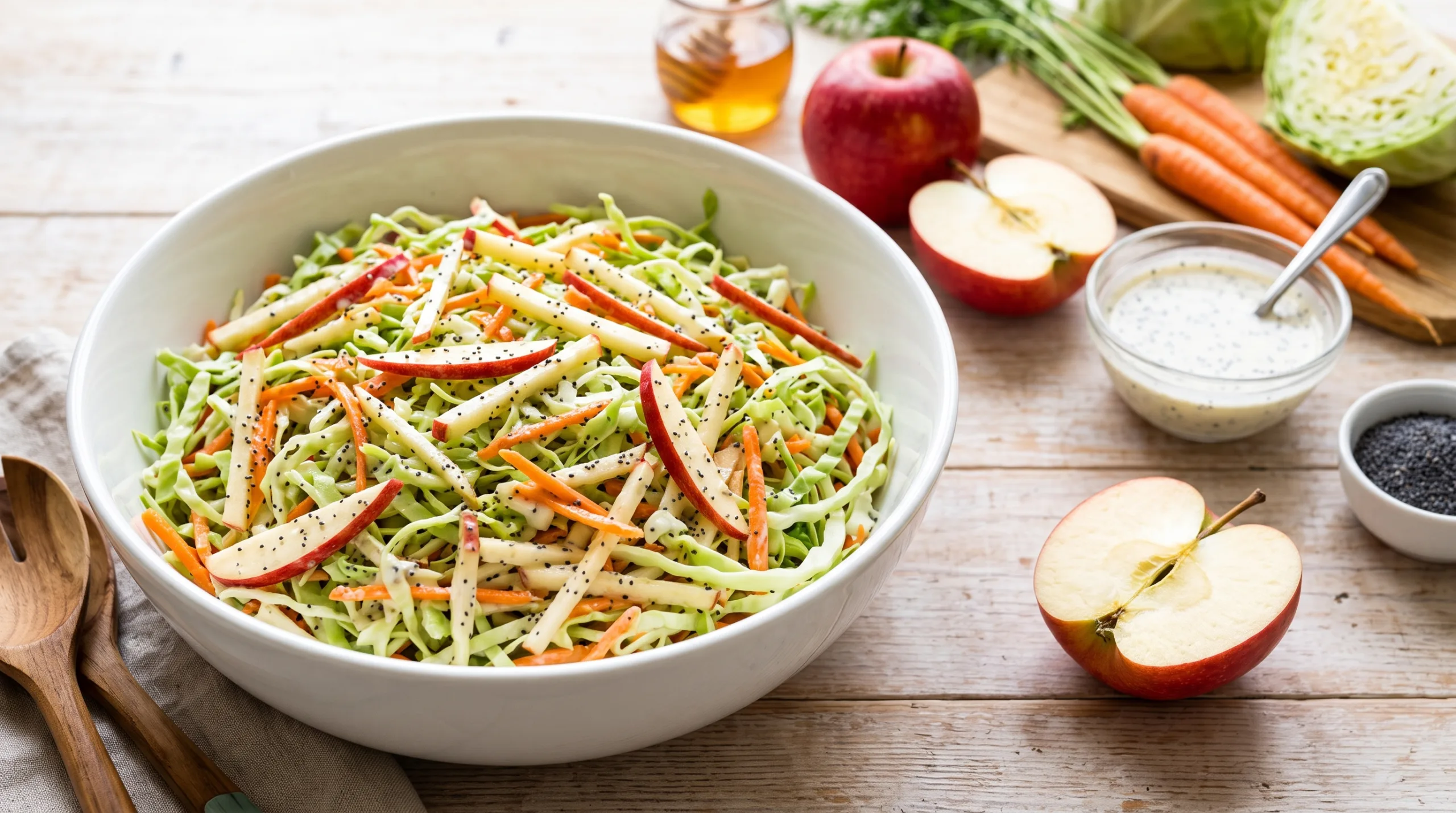 Sweet and Crunchy Apple Slaw