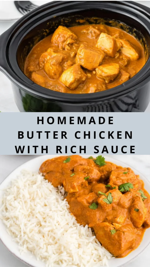 Tender Crockpot Butter Chicken