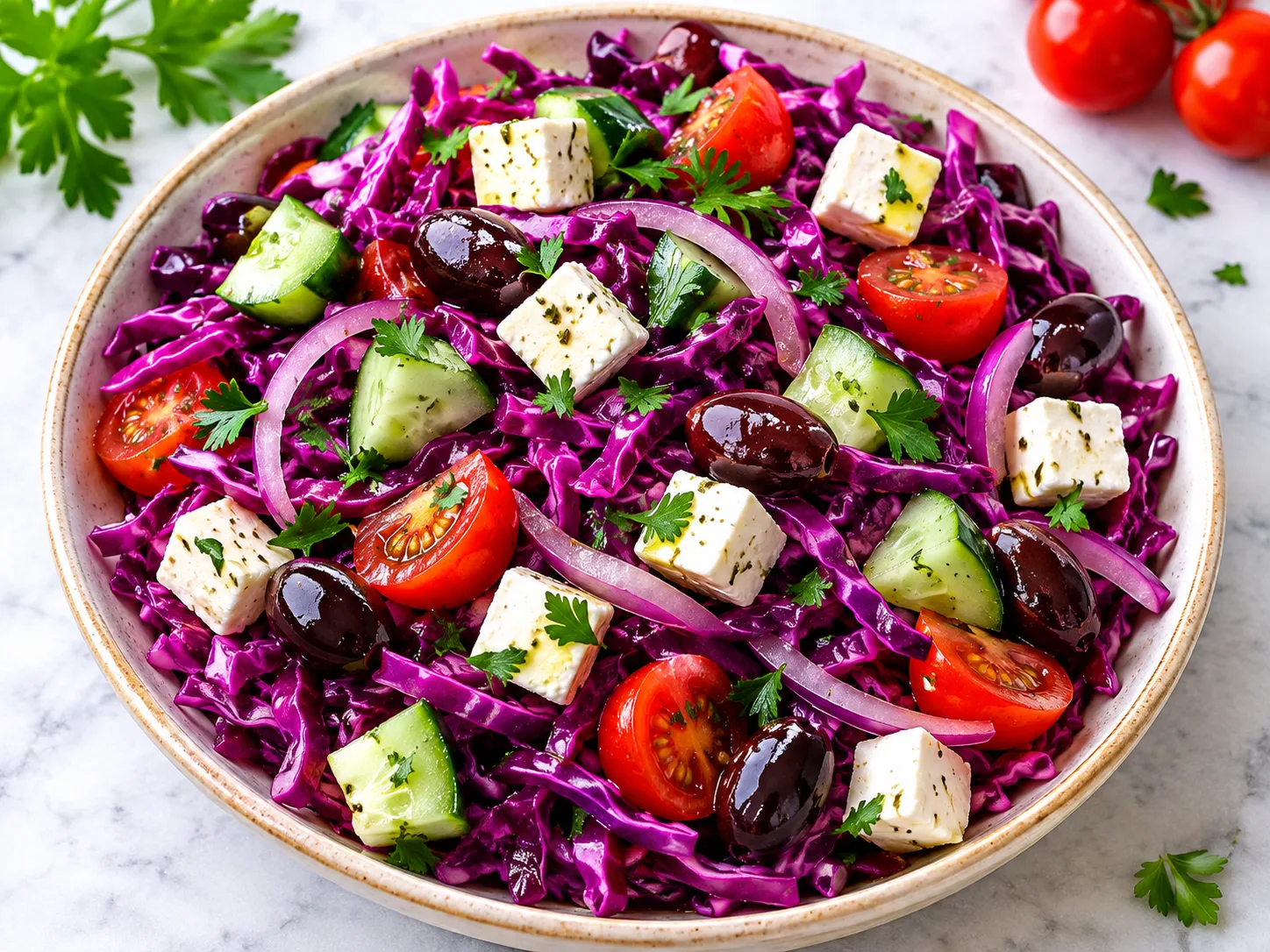 The Ultimate Greek Cabbage Salad