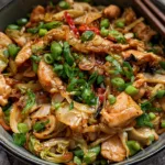chicken cabbage stir fry