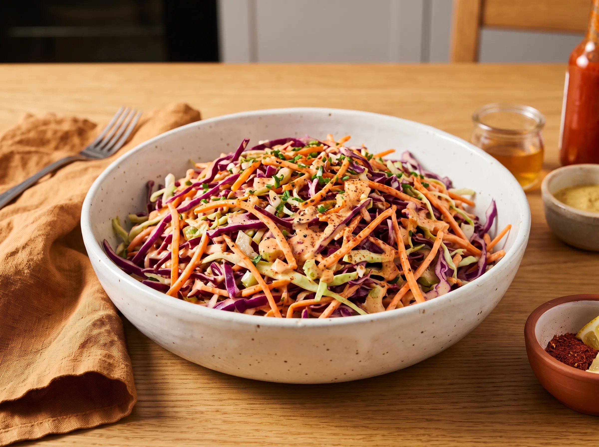 creamy Cajun coleslaw