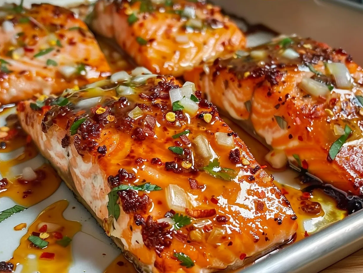 Baked Bang Bang Salmon: Easy Restaurant-Style Recipe
