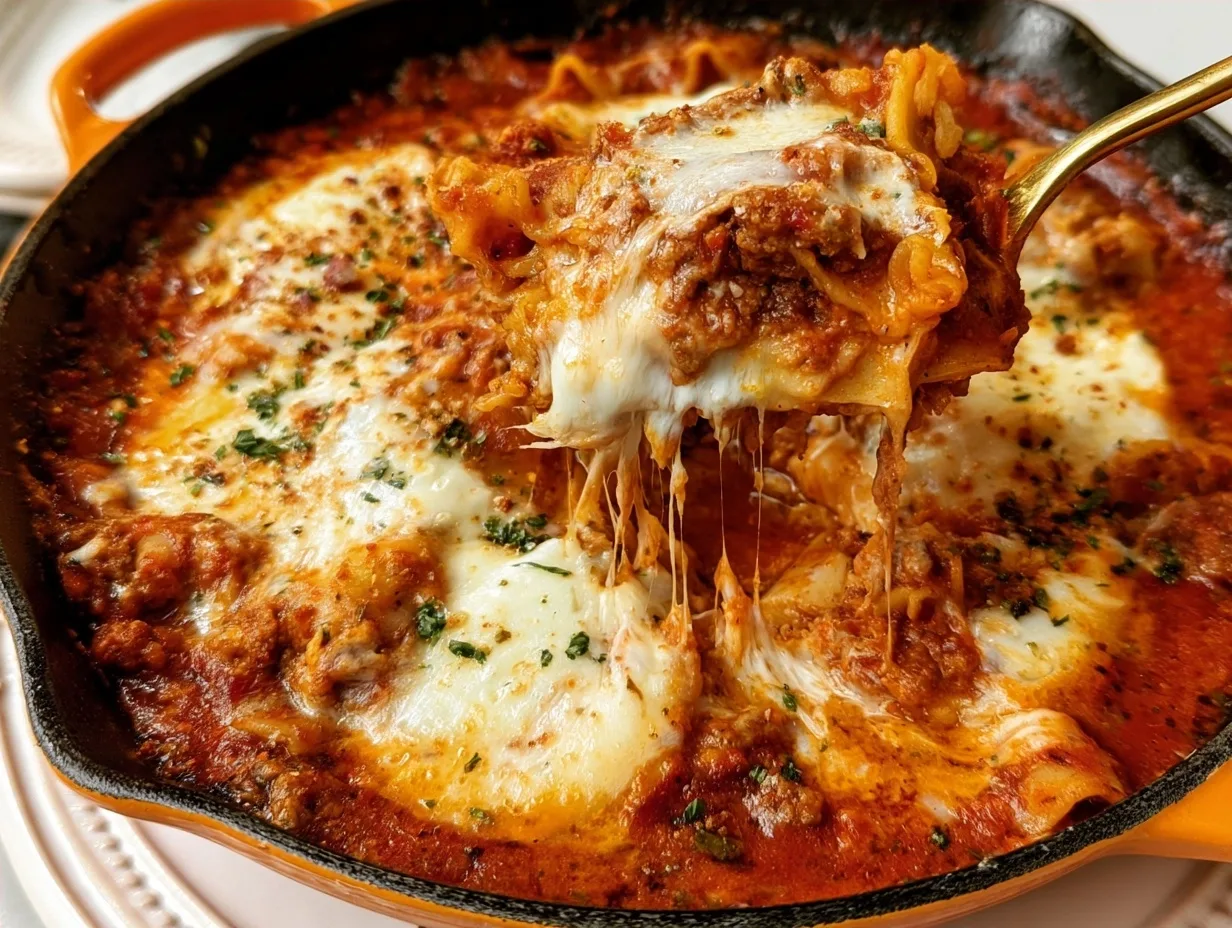 Skillet Lasagna Recipe for Easy Family Dinners
