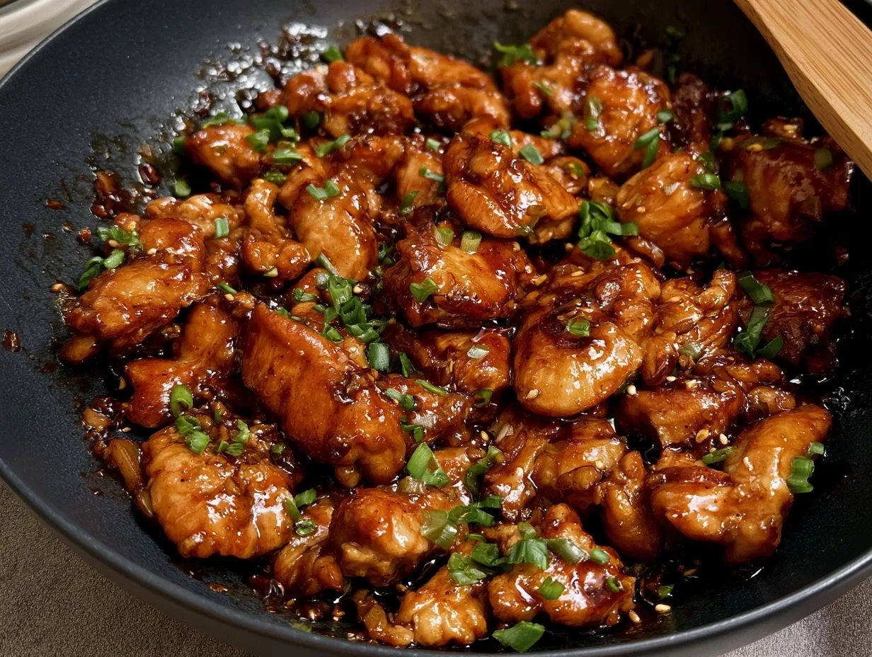 Bourbon chicken recipe for an easy family dinner